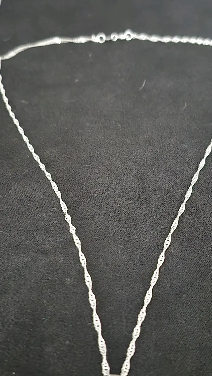 Cadenita de plata 925 etilo singapur - 2