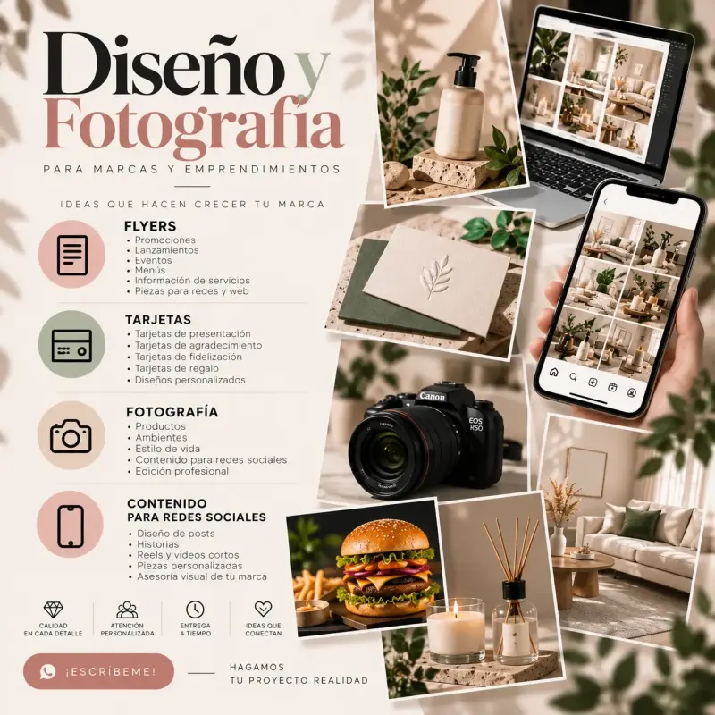 Diseño y contenido para marcas