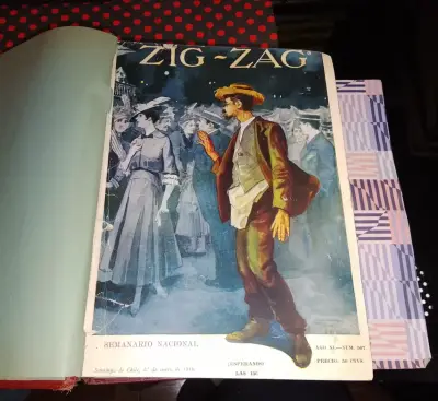 Revista Zig Zag N° 567 al 584 - Año 1916 - Empaste - miniatura 1