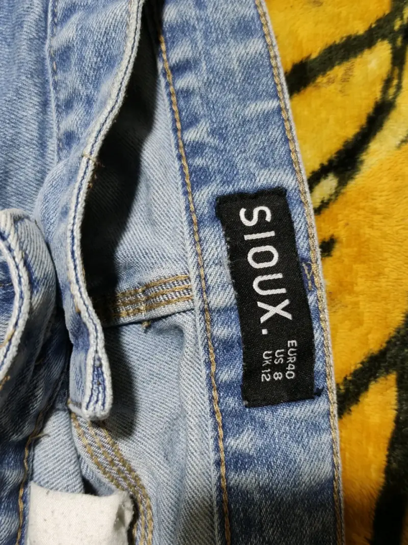 Jeans de mezclilla azul claro Sioux - 3