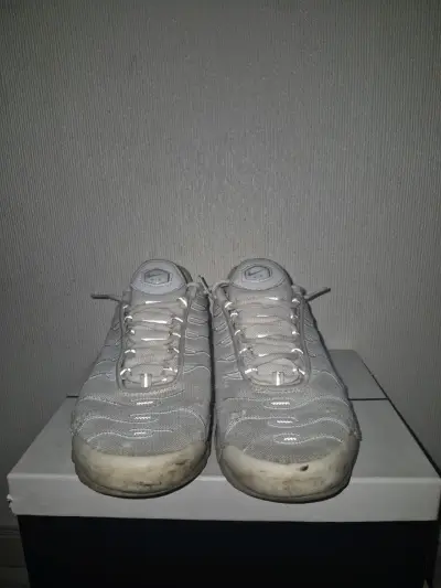 Zapatillas Nike Air Max Tn blancas usada - miniatura 4
