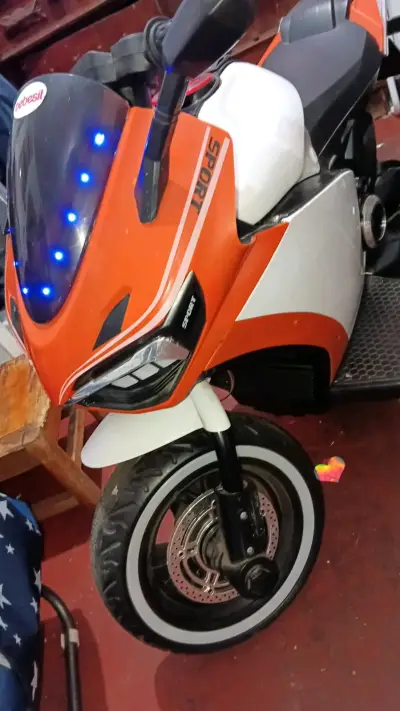 Moto eléctrica para niños Sards Sport naranja - miniatura 2