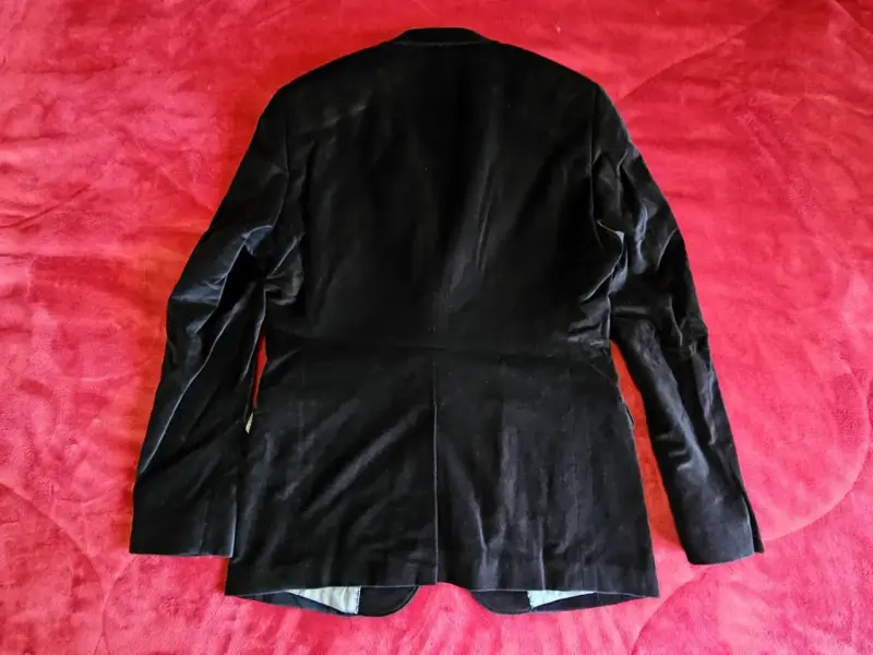 Blazer de gamuza Perry Ellis Premium hombre tallaS - 2