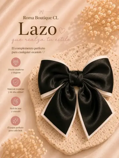 Lazos elegantes para el cabello en varios diseños - miniatura 1