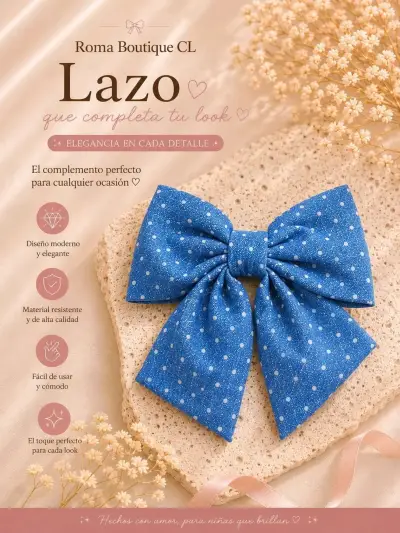 Lazos elegantes para el cabello en varios diseños - miniatura 2