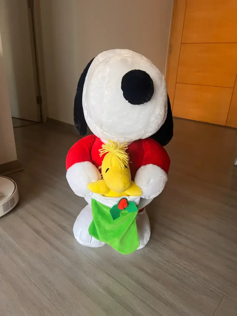 Peluche grande de Snoopy Navideño - 3