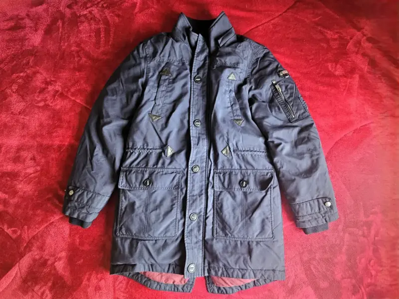 Parka larga Review hombre calce M - 1