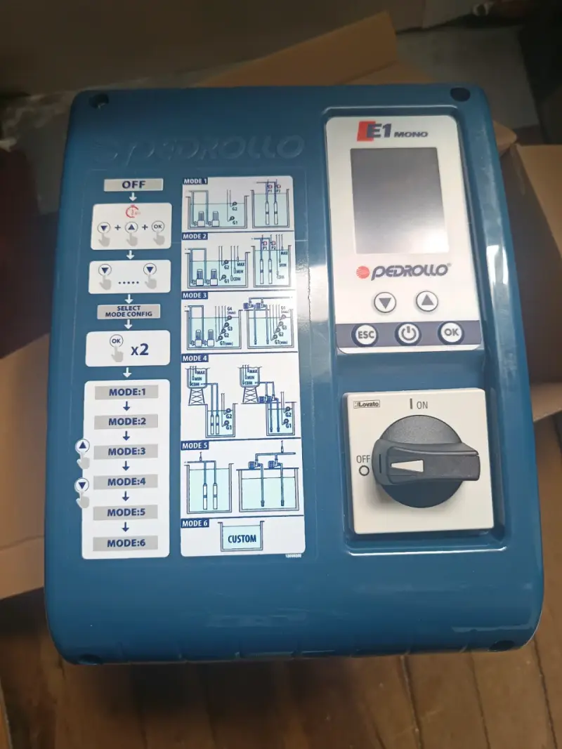 Controlador de bomba Pedrollo E1 Mono - 4