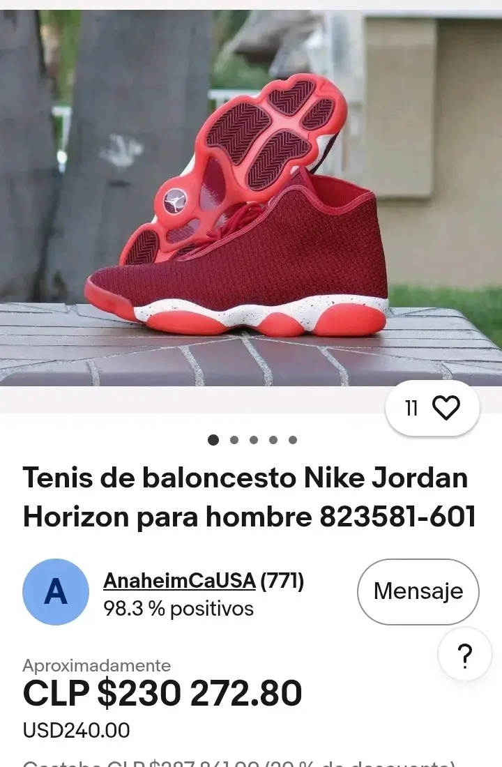 Zapatillas de Baloncesto Nike Jordan Horizon Rojas - 4