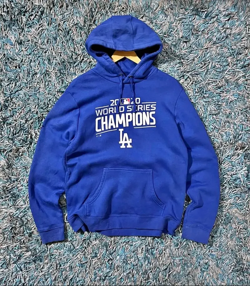Polerón azul con capucha LA Dodgers World Series 2020 - 1