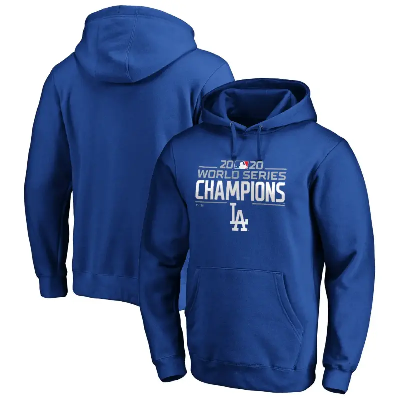 Polerón azul con capucha LA Dodgers World Series 2020 - 2