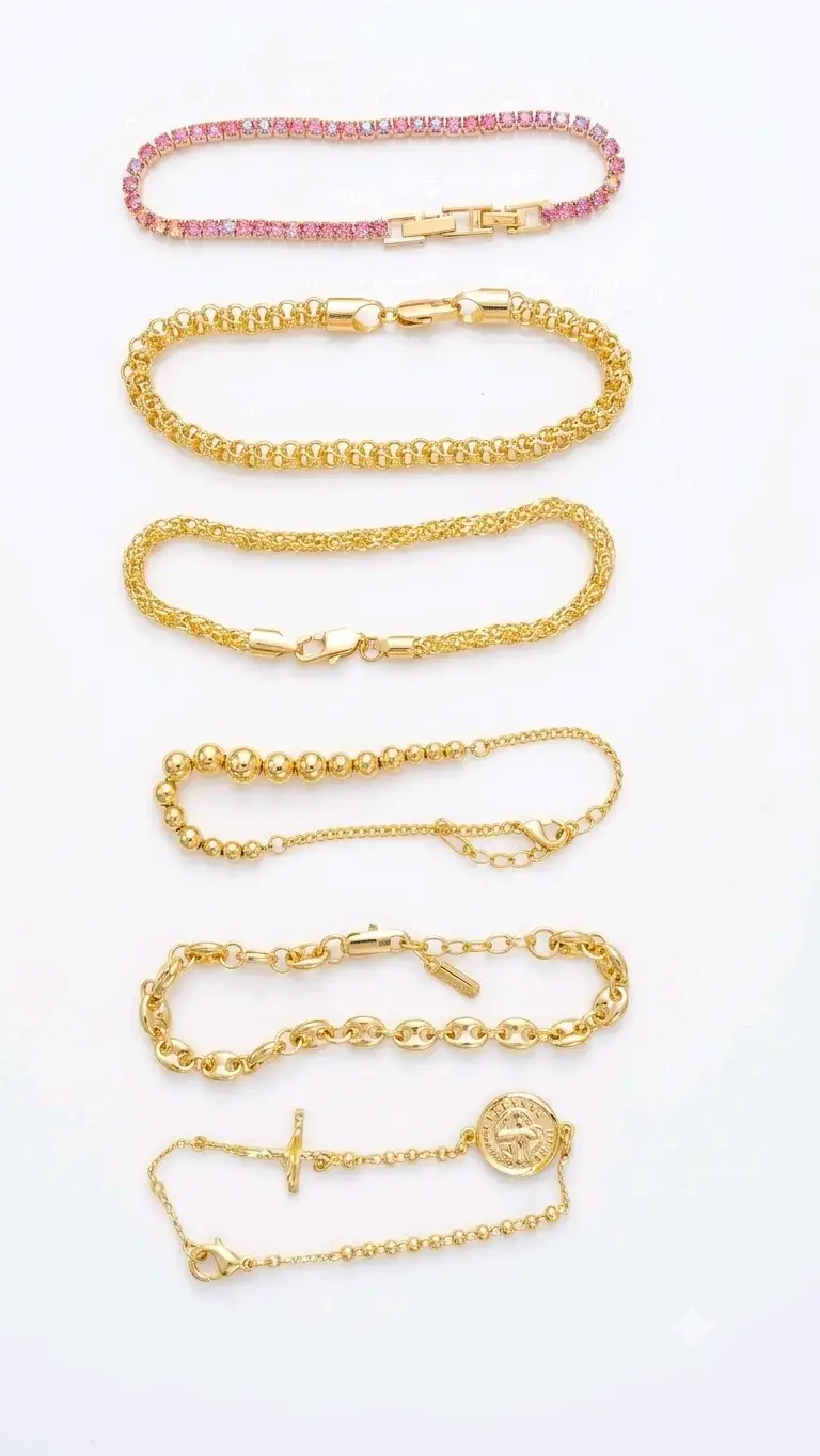 Pulseras en Oro Laminado 18k