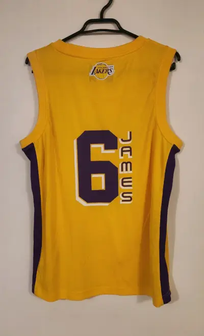 Camiseta sin mangas Lakers James amarilla - miniatura 2