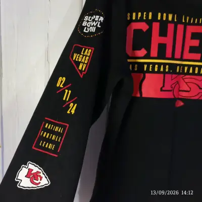 Polerón Negro Super Bowl LIV Kansas City Chiefs - miniatura 6