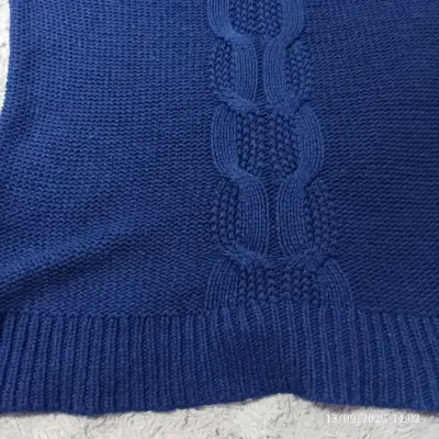 Suéter azul de punto para mujer APT.9 - miniatura 2