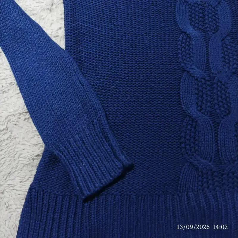 Suéter azul de punto para mujer APT.9 - 4