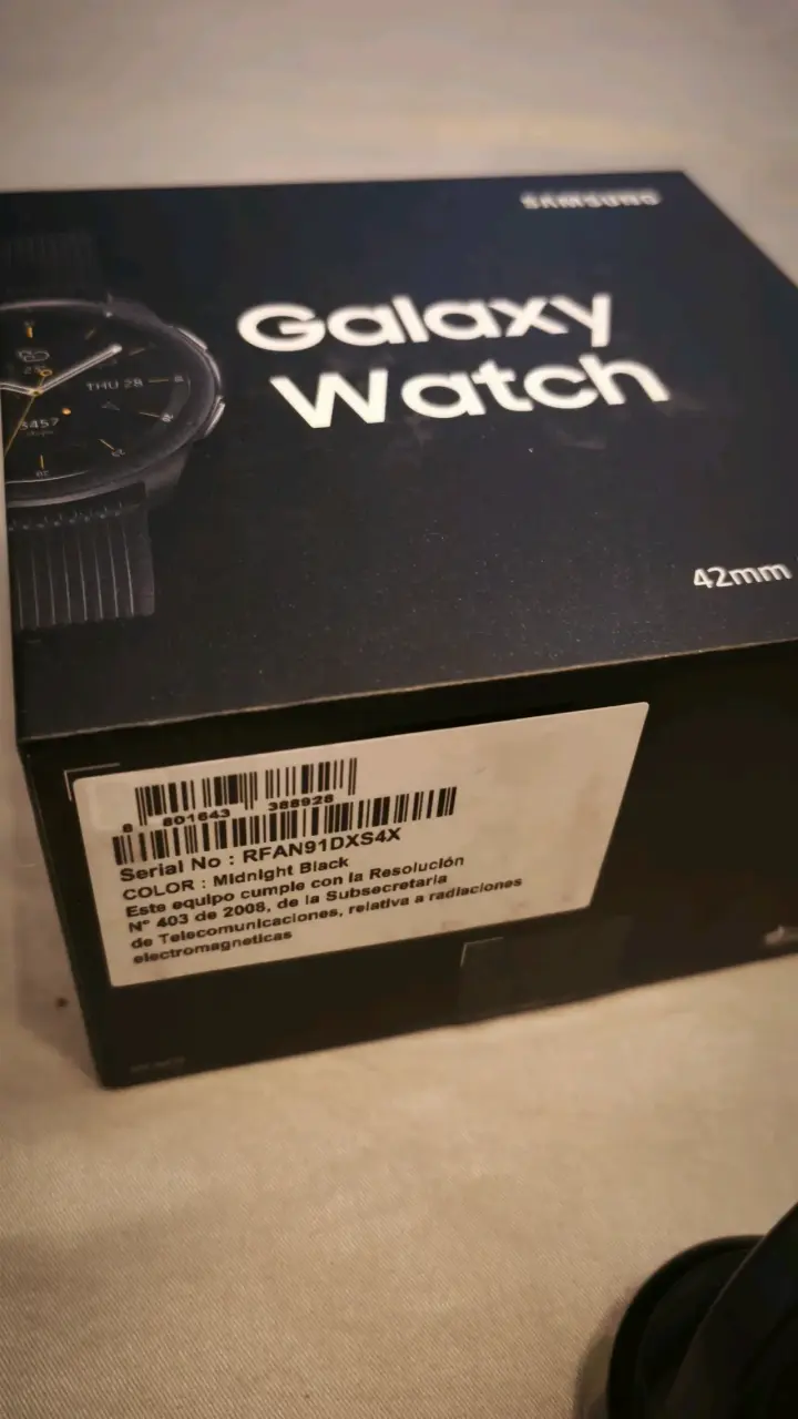 Samsung Galaxy Watch 42mm Midnight Black - 1