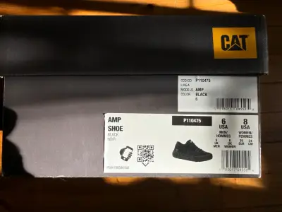 Zapatillas negras CAT para mujer - miniatura 5