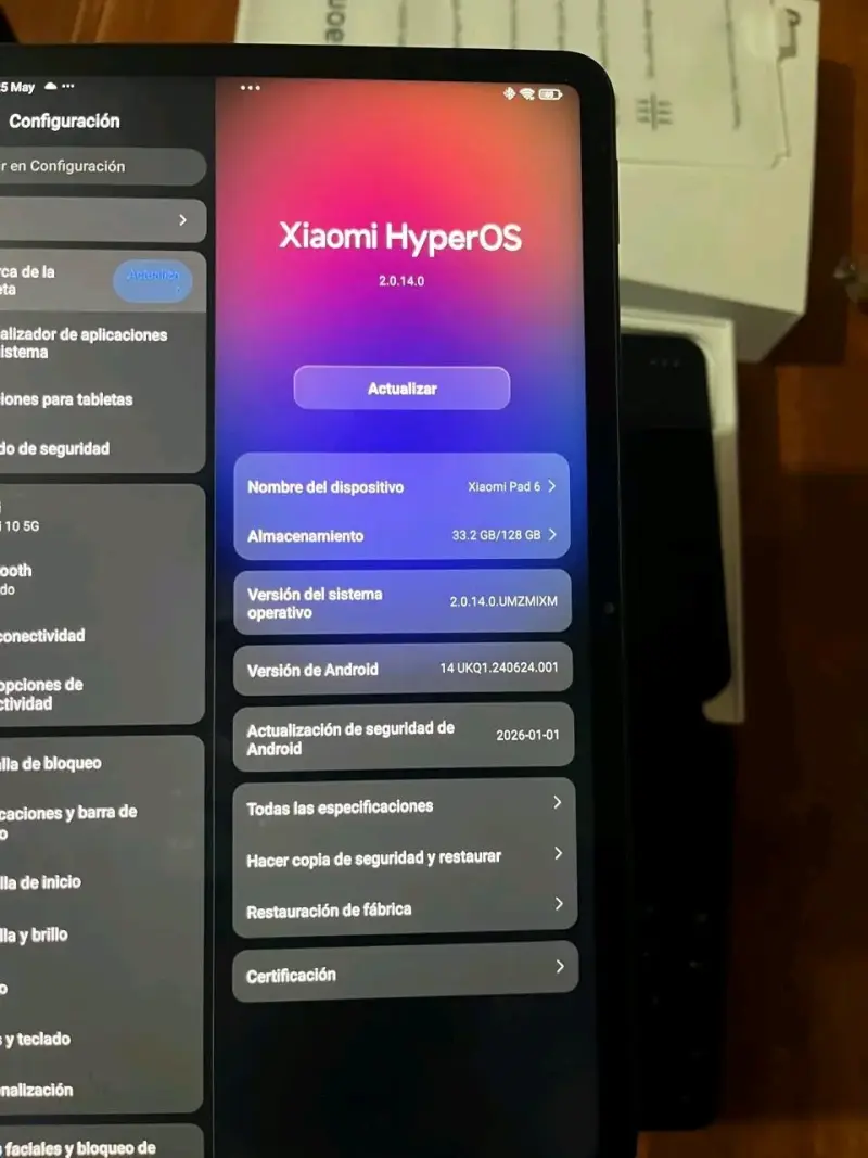Tablet Xiaomi Pad 6 con teclado y lápiz - 6