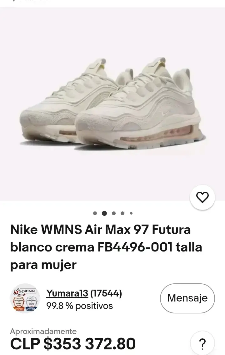 Zapatillas deportivas blancas con cámara de aire - 5