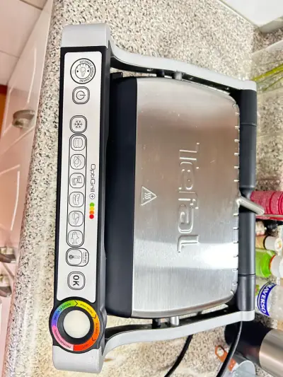 Parrilla eléctrica Tefal OptiGrill c sensor automá - miniatura 1