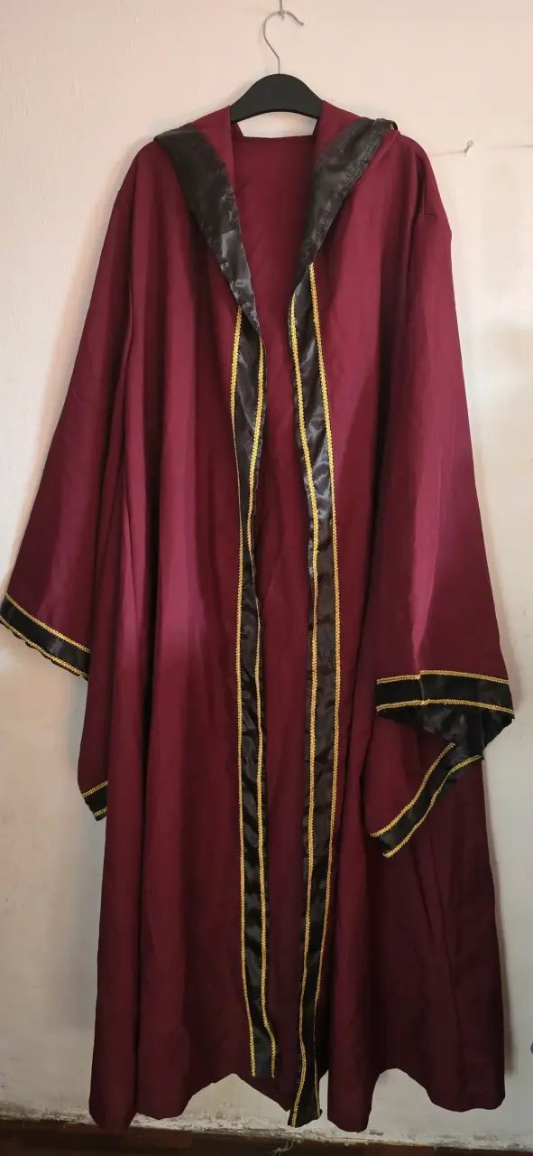 Capa de Disfraz Roja con Capucha adulto - 1