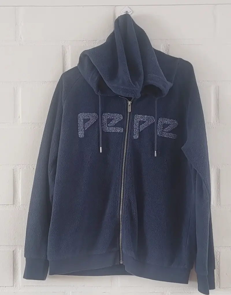 Polerón con capucha azul Pepe Jeans