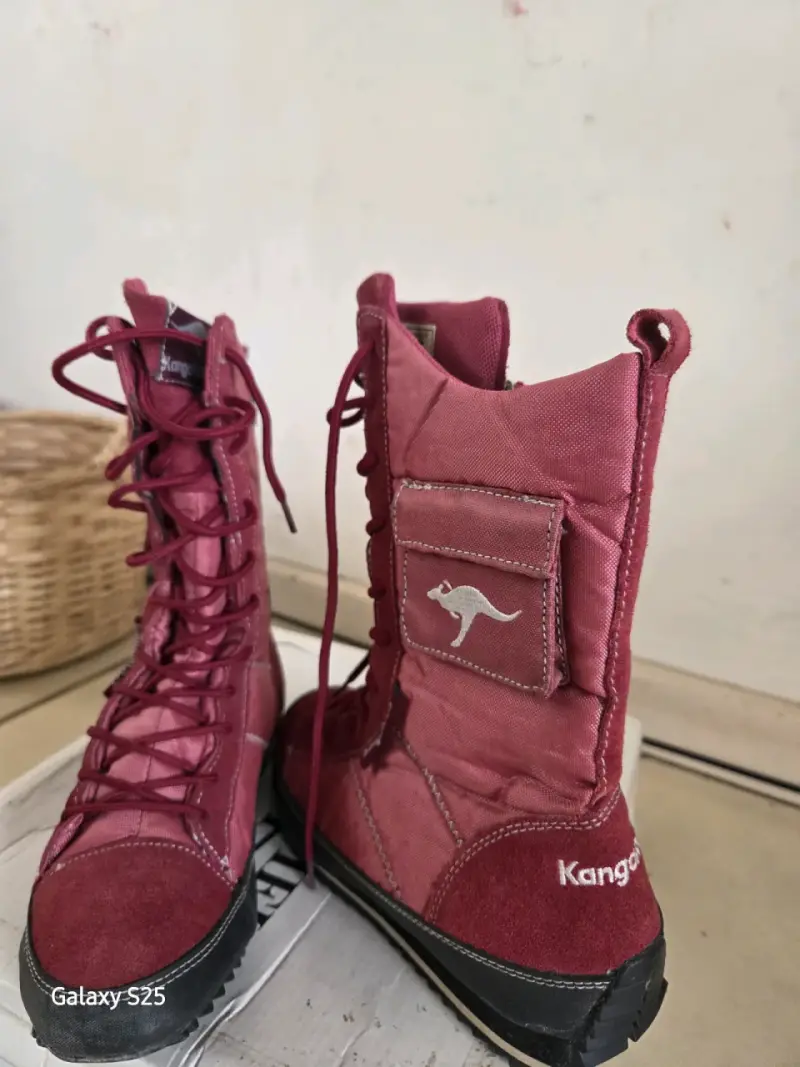 Botas de invierno rojas Kangaroos para mujer - 3