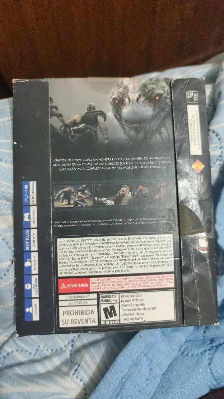 Juego God of War PS4 PlayStation 4 Físico Original - 2
