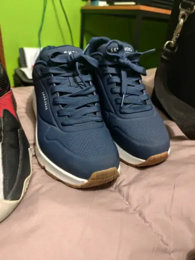 Zapatillas Skechers azul marino Talla 41 0 9us - miniatura 1