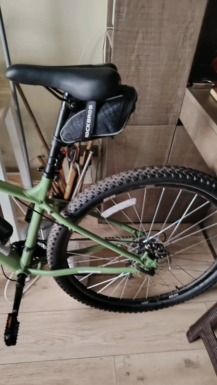 Bicicleta de Montaña Verde con Accesorios - 3