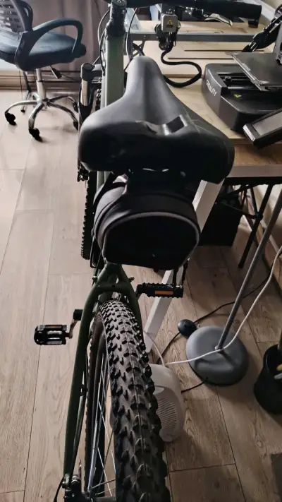 Bicicleta de Montaña Verde con Accesorios - miniatura 4