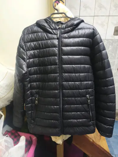 Chaqueta acolchada negra Calvin Klein para hombre - miniatura 1
