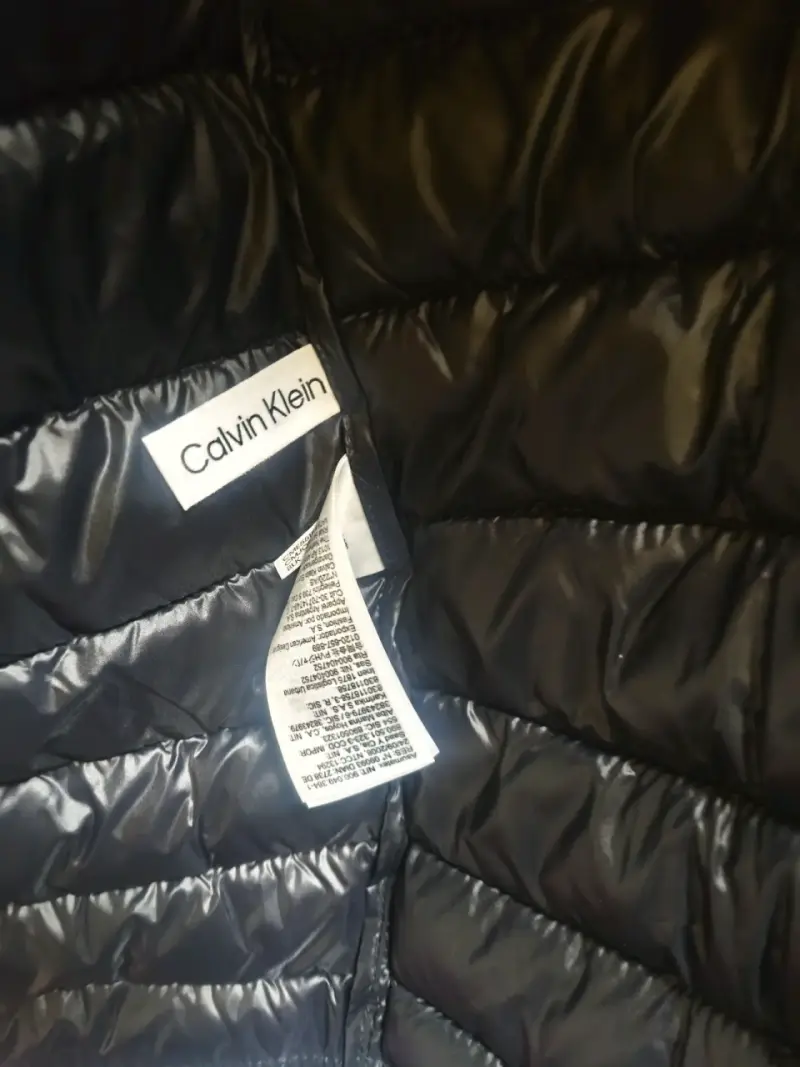 Chaqueta acolchada negra Calvin Klein para hombre - 6