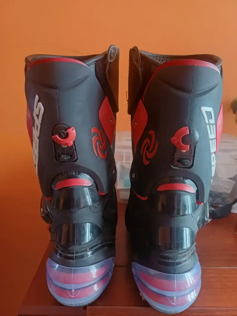 Botas de moto Speed negras con protecciones - 3