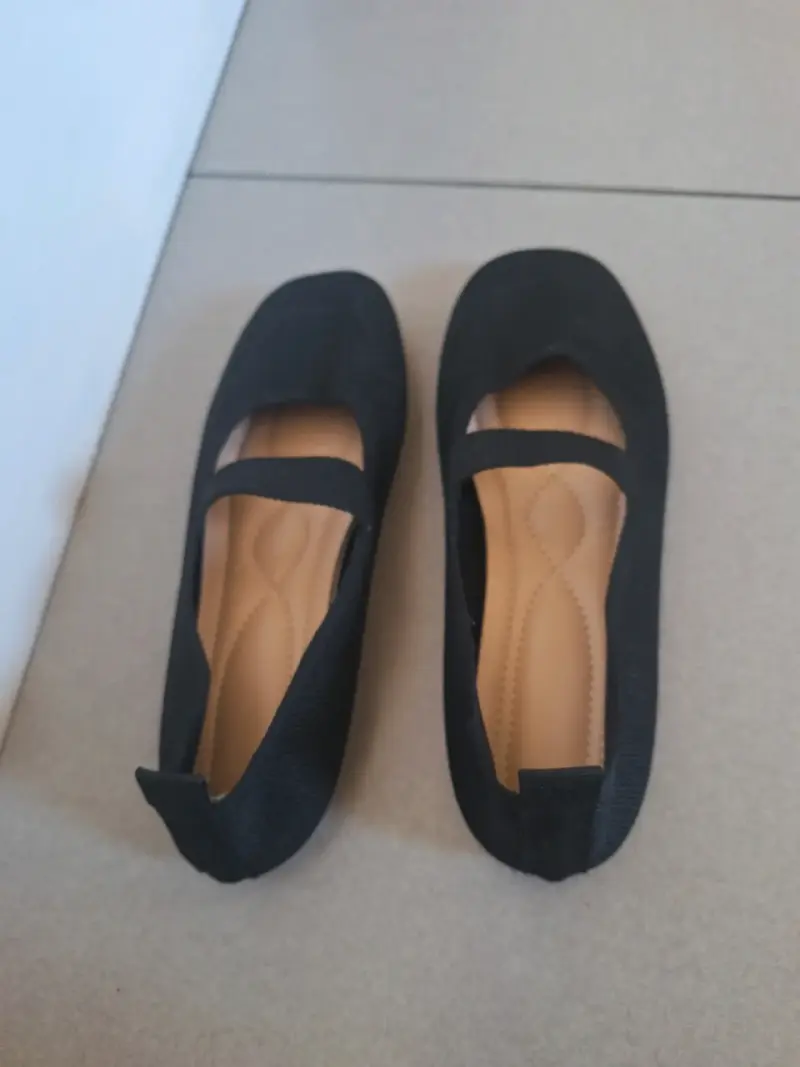 Zapatos planos negros de mujer cómodos - 2