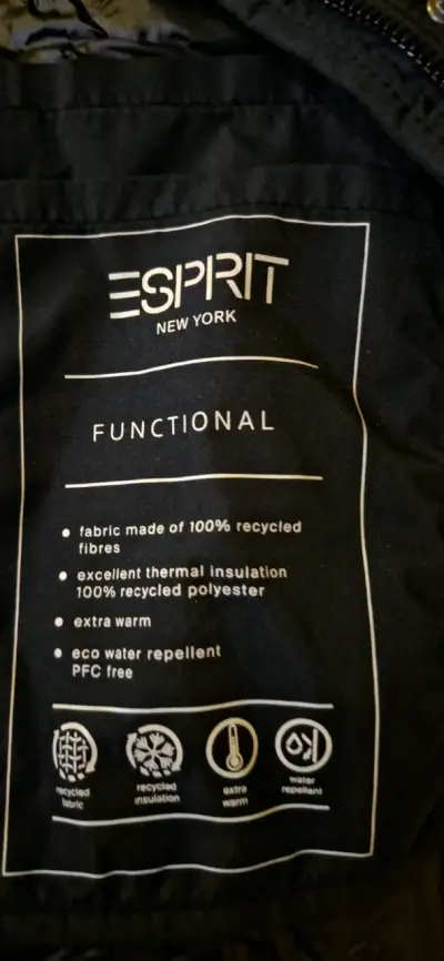 Abrigo negro Esprit funcional para invierno - miniatura 4