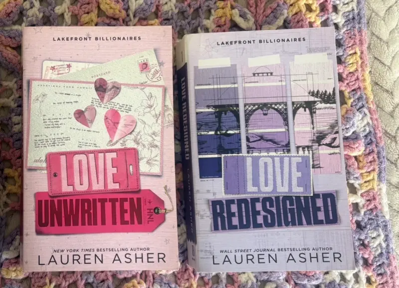 Libros Love Unwritten y Love Redesigned de Lauren Asher