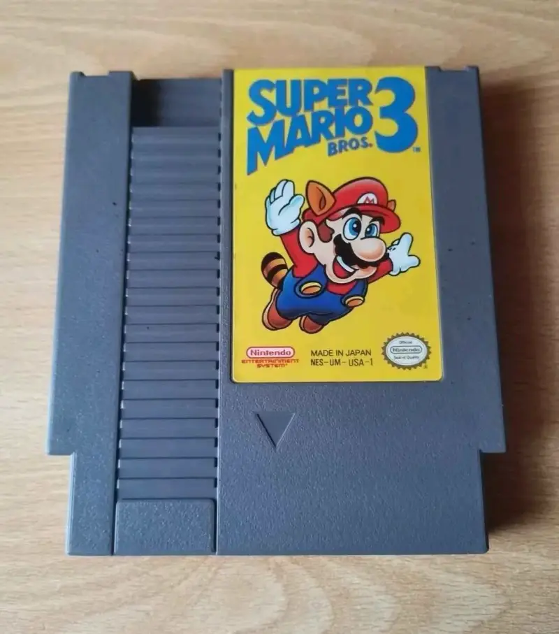 Cartucho de juego Super Mario Bros 3 para NES