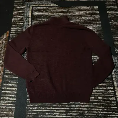 Suéter Calvin Klein Quarter Zip Talla M - miniatura 4