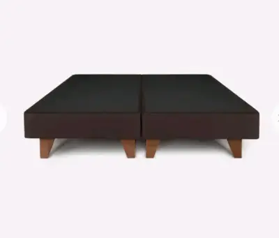 Base de cama king rosen con patas de madera - miniatura 1