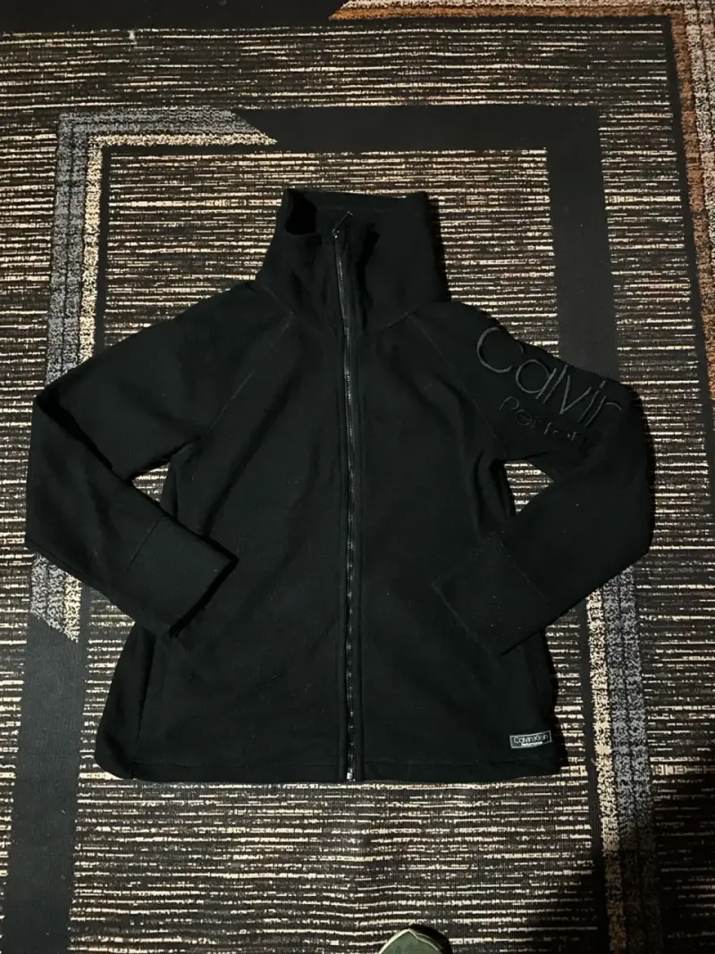 Chaqueta Negra Calvin Klein Talla L Mujer - 1