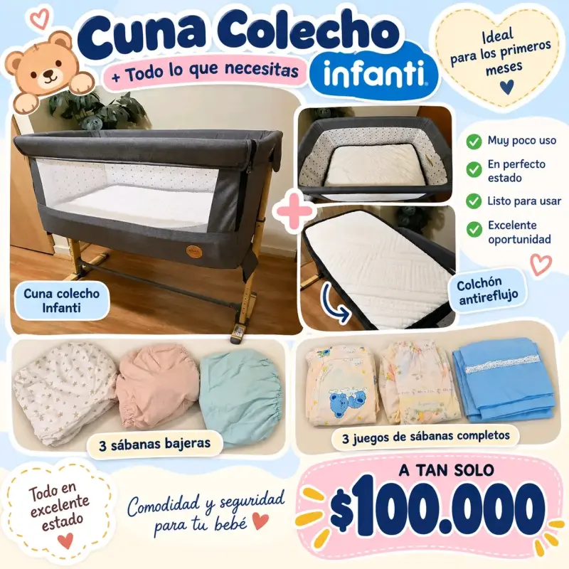 Cuna Colecho Infanti con Accesorios - 1