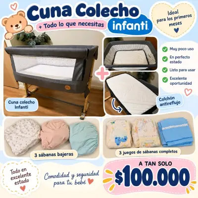 Cuna Colecho Infanti con Accesorios - miniatura 1