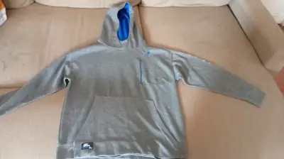 Polerón gris con capucha Zara Kids - miniatura 1