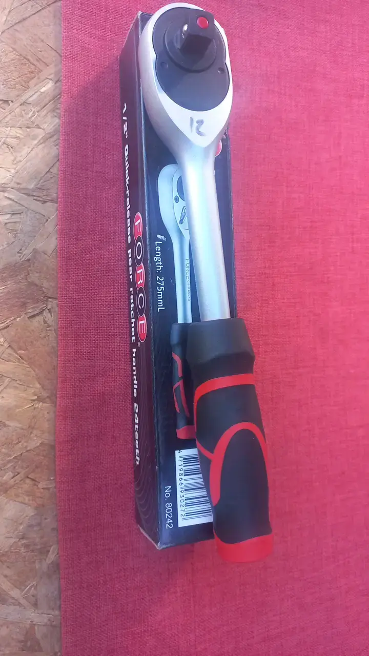 Llave de carraca 1/2'' Force con mango ergonómico