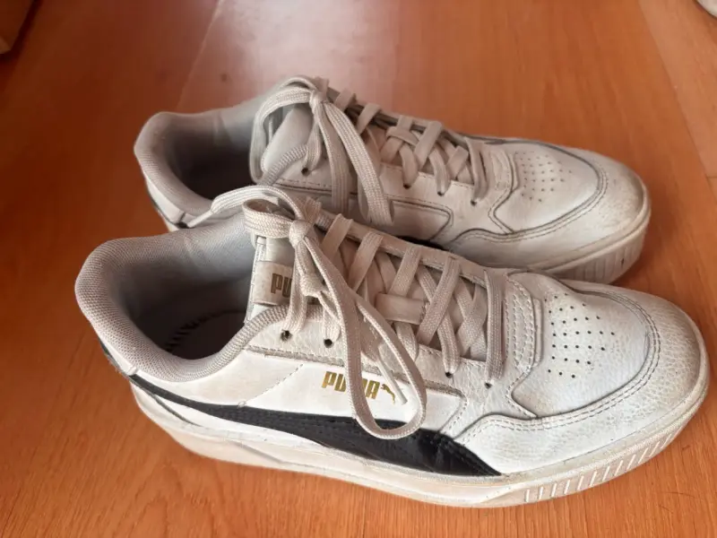 Zapatillas deportivas blancas Puma talla 38 - 2