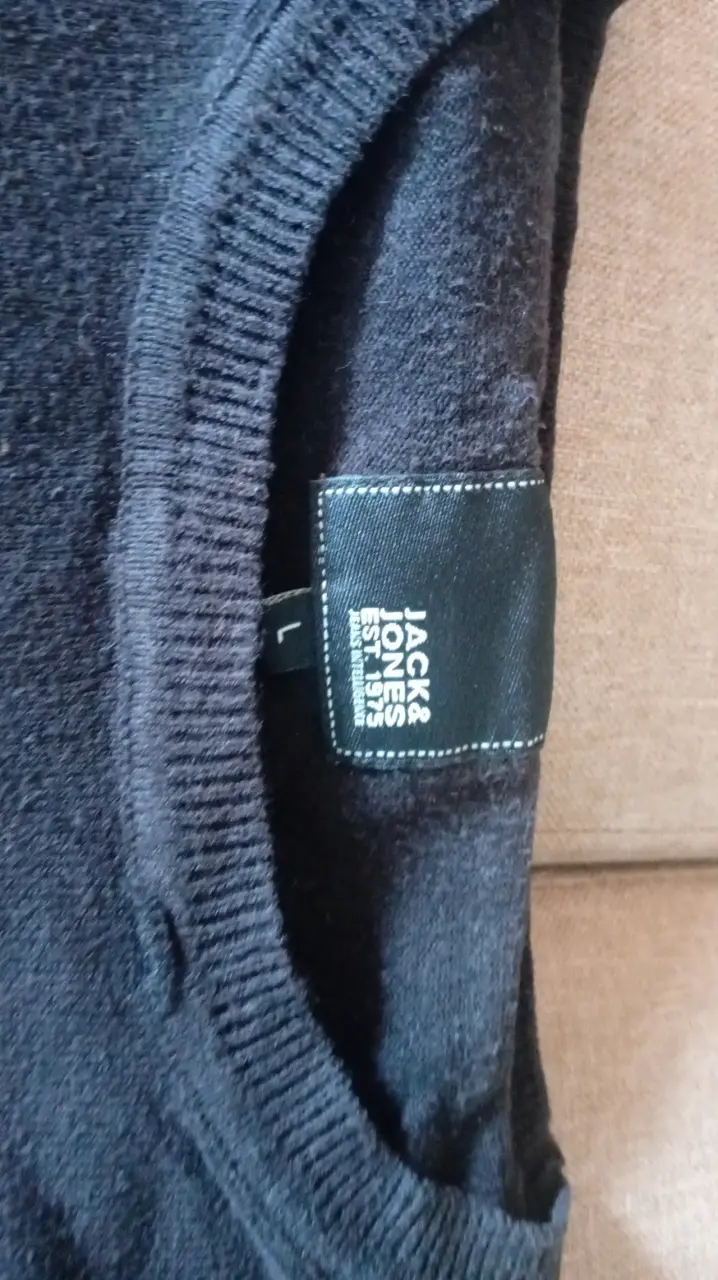 Suéter negro Jack & Jones para hombre - 3