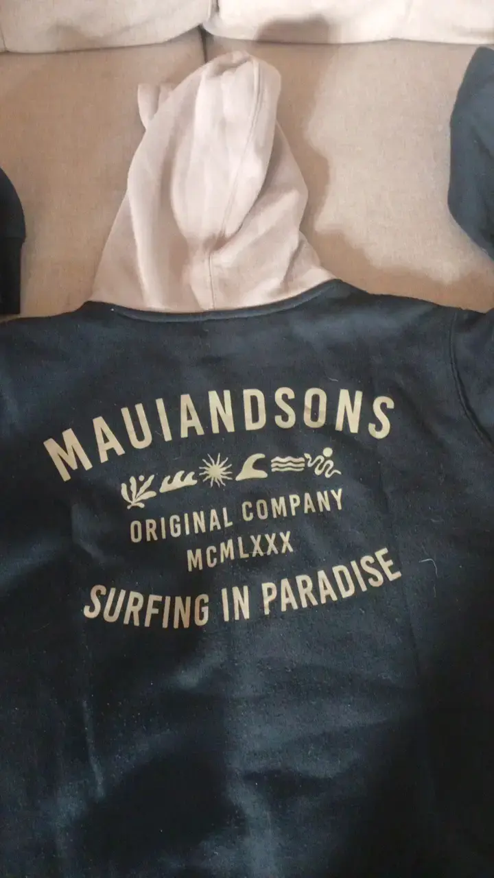 Polerón Maui And Sons con capucha bicolor - 4