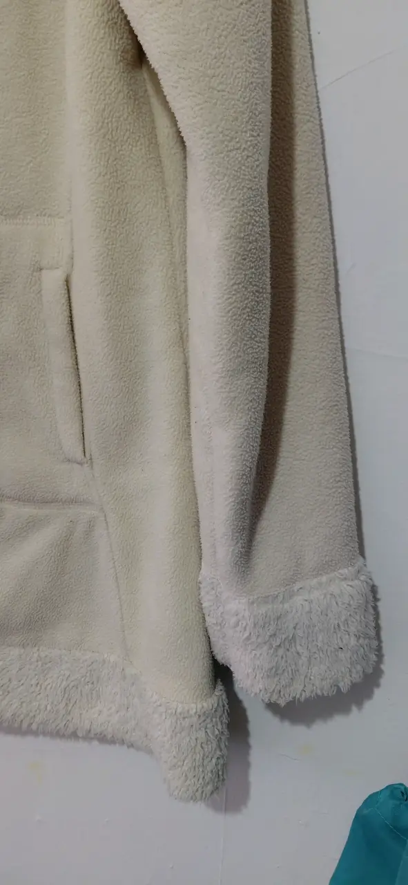 Chaqueta polar beige con cierre K-Sport - 1